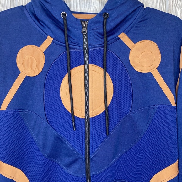 Marvel Eternals Superhero Zip Up Hoodie Sweatshirt Cosplay Jacket, Men’s Large - Picture 3 of 11